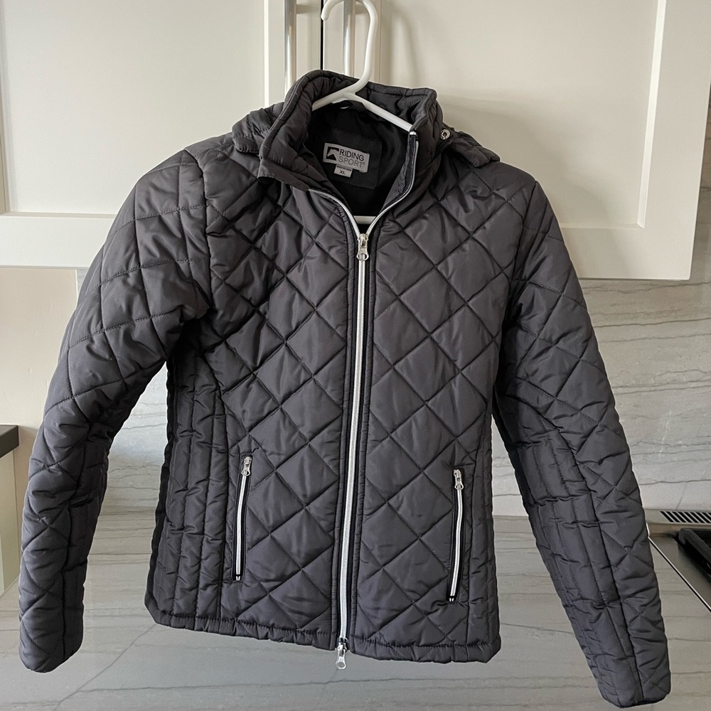 GIRLS DOVER SADDLERY XL 10 12 RIDING EQUESTRIAN JACKET COAT LIKE NEW